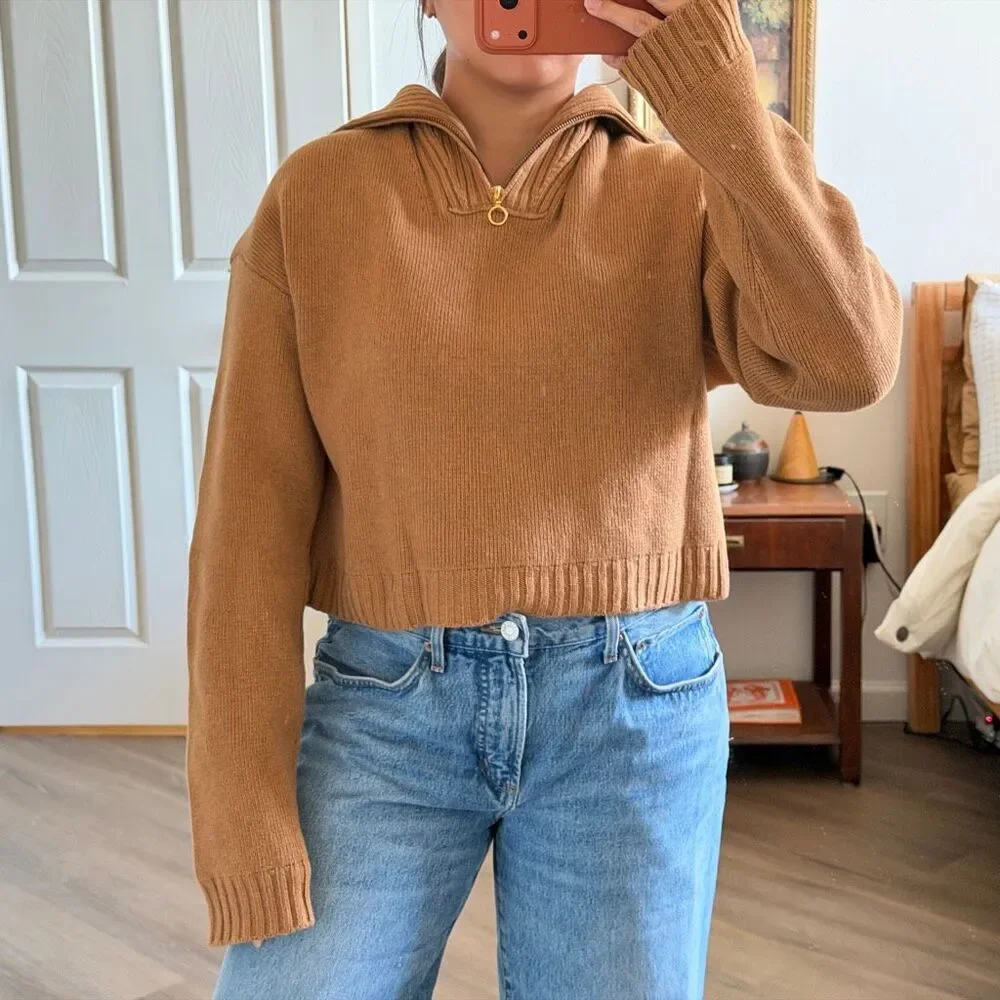 Nanushka quarter zip sweater